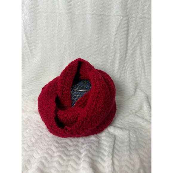 Solid Crochet Infinity Scarf/ Loop Scarf/ Cowl Scarf/ Handmade Scarf - Picture 2 of 9